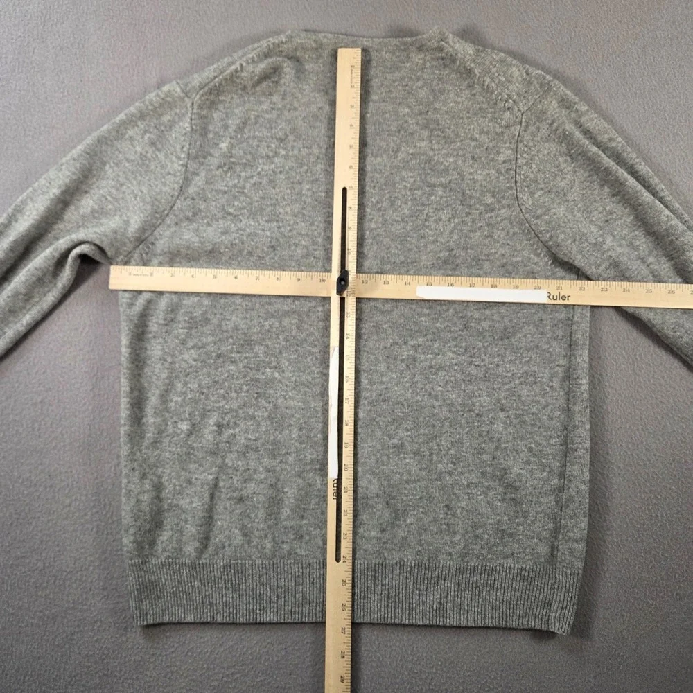 Autograph Sweater Mens Large Grey 100% Cashmere Crewneck Pullover M&S T30 09338